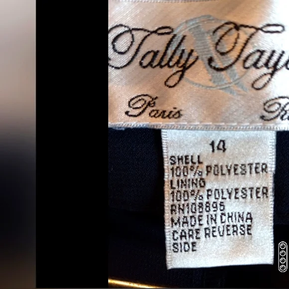 Tally Taylor Navy Blue Two-Piece Suit - Picture 7 of 16